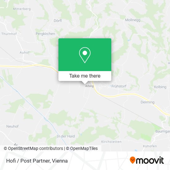 Hofi / Post Partner map