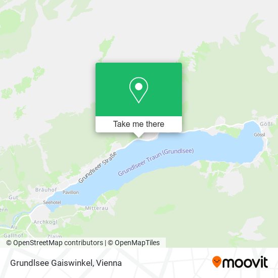 Grundlsee Gaiswinkel map