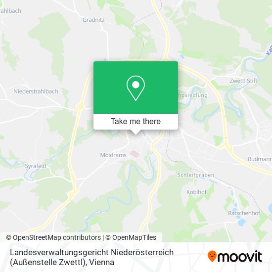 Landesverwaltungsgericht Niederösterreich (Außenstelle Zwettl) map