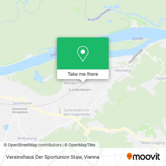 Vereinshaus Der Sportunion Staw map