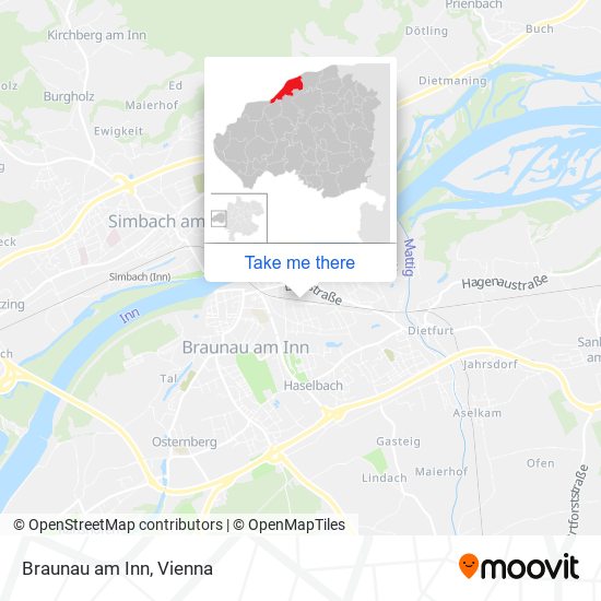 Braunau am Inn map