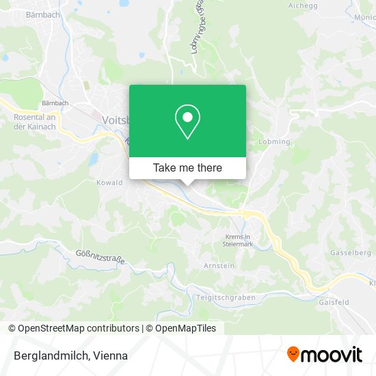 Berglandmilch map