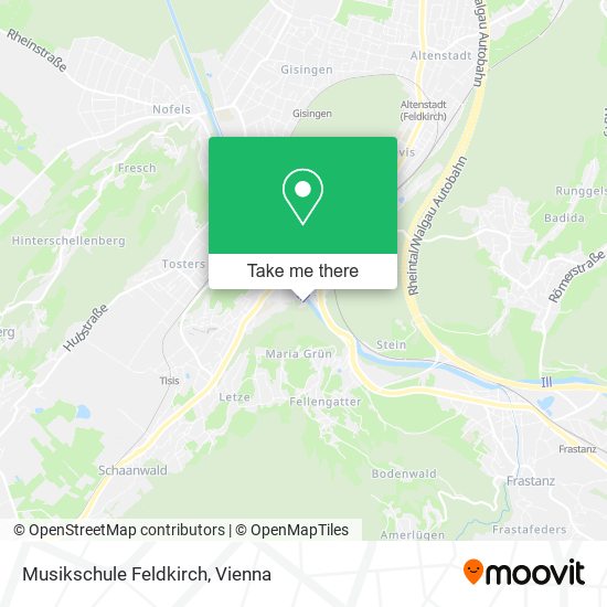 Musikschule Feldkirch map