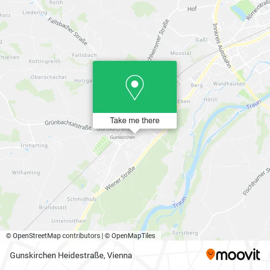 Gunskirchen Heidestraße map