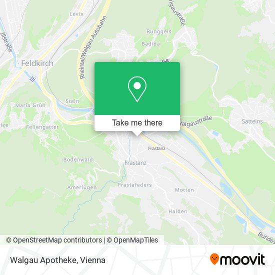 Walgau Apotheke map