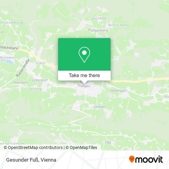 Gesunder Fuß map