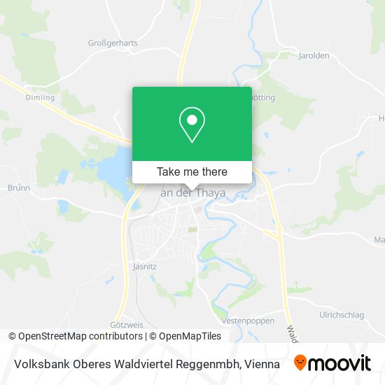 Volksbank Oberes Waldviertel Reggenmbh map