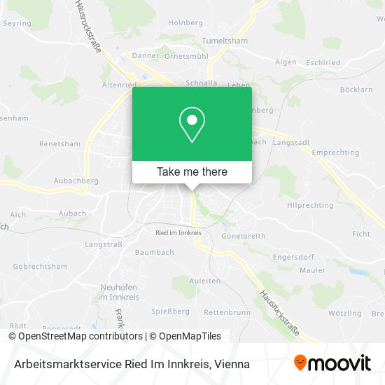 Arbeitsmarktservice Ried Im Innkreis map