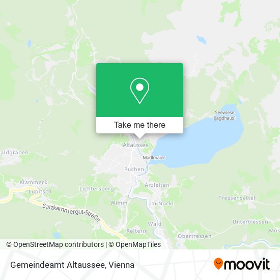 Gemeindeamt Altaussee map