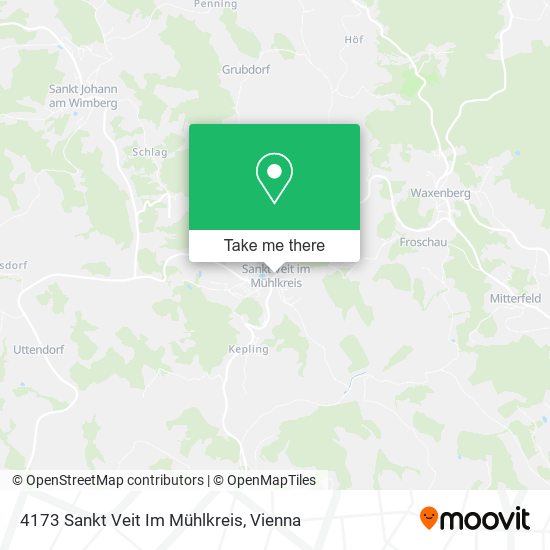 4173 Sankt Veit Im Mühlkreis map