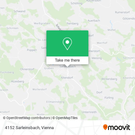 4152 Sarleinsbach map