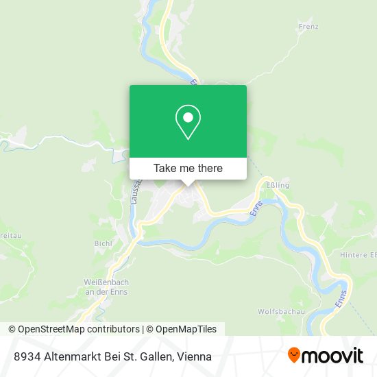 8934 Altenmarkt Bei St. Gallen map