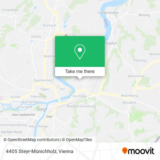 4405 Steyr-Münichholz map