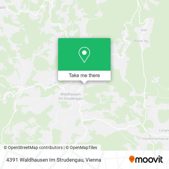 4391 Waldhausen Im Strudengau map