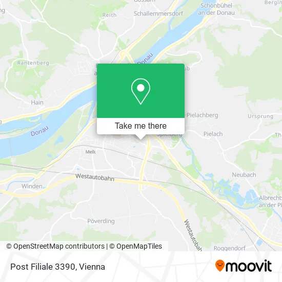 Post Filiale 3390 map