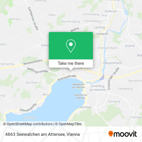 4863 Seewalchen am Attersee map