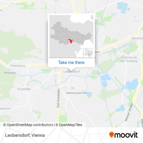 Leobersdorf map