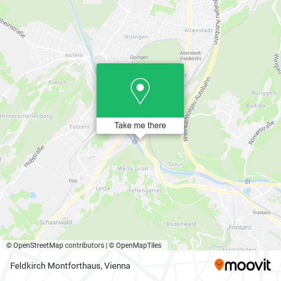 Feldkirch Montforthaus map