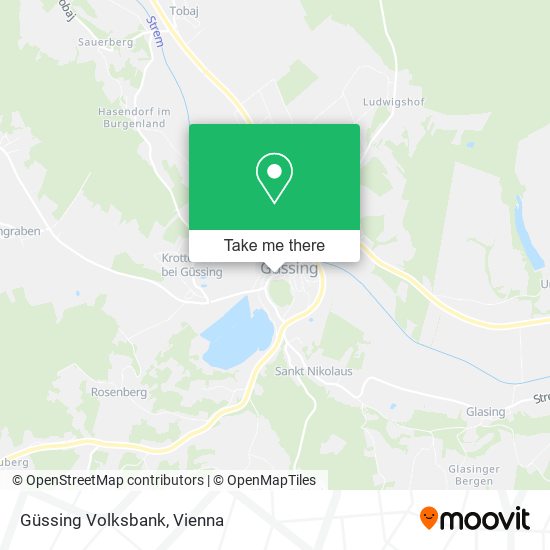 Güssing Volksbank map