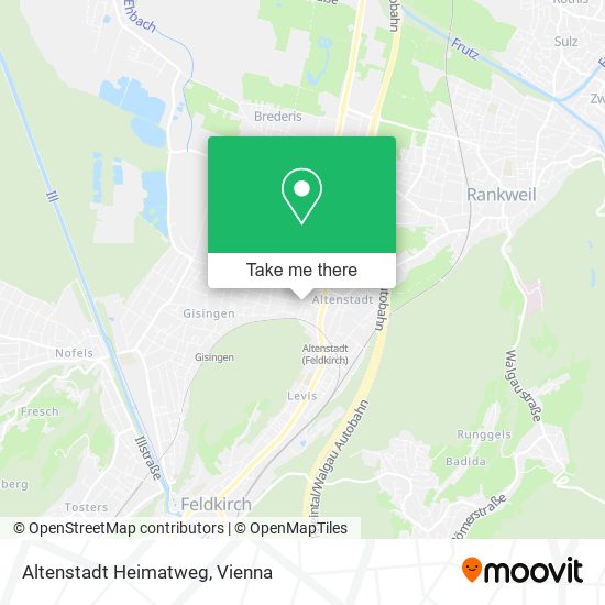 Altenstadt Heimatweg map