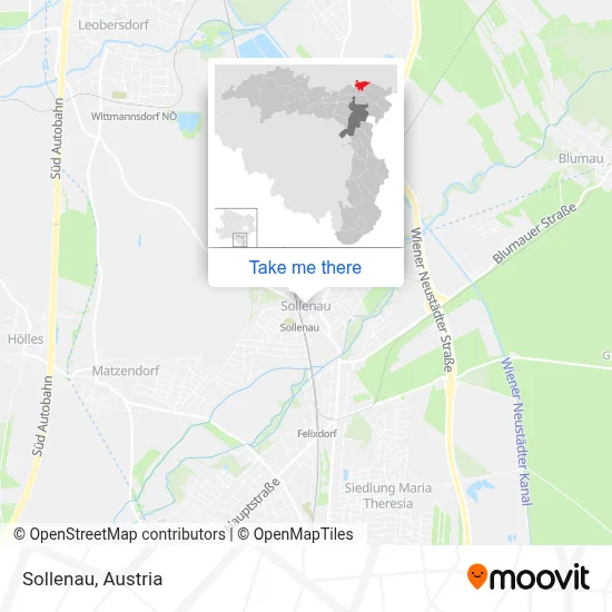 Sollenau map