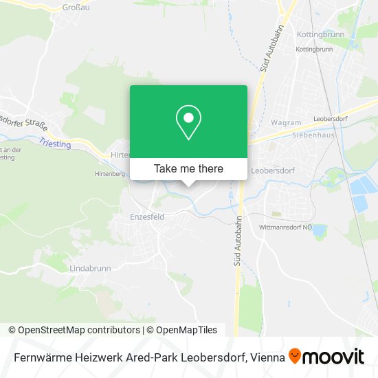 Fernwärme Heizwerk Ared-Park Leobersdorf map