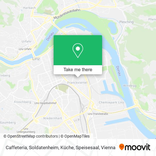 Caffeteria, Soldatenheim, Küche, Speisesaal map