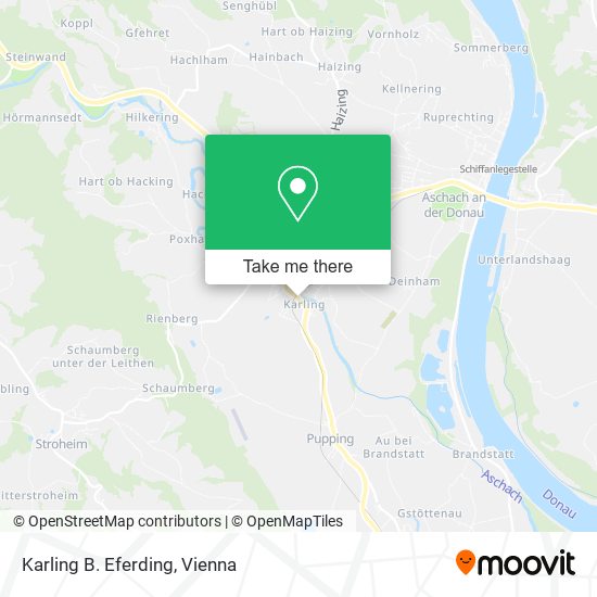 Karling B. Eferding map