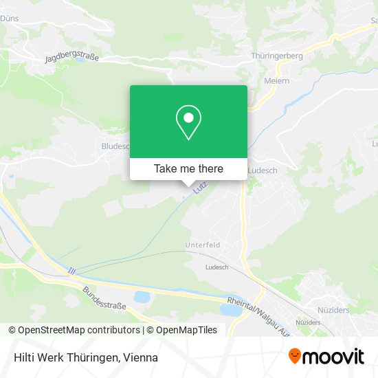 Hilti Werk Thüringen map