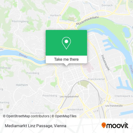 Mediamarkt Linz Passage map