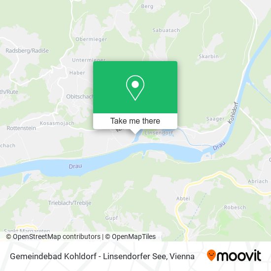 Gemeindebad Kohldorf - Linsendorfer See map