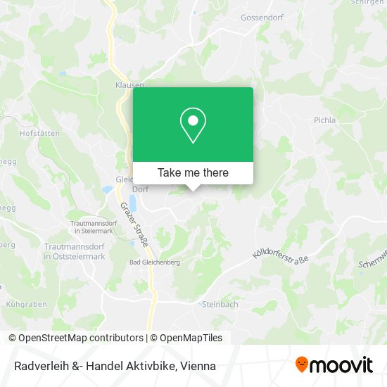 Radverleih &- Handel Aktivbike map
