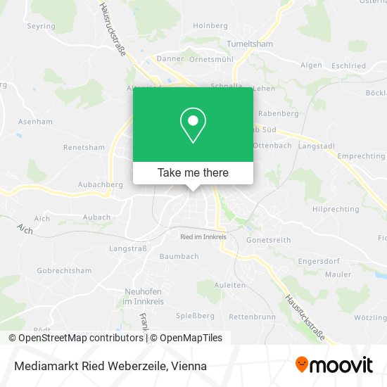 Mediamarkt Ried Weberzeile map