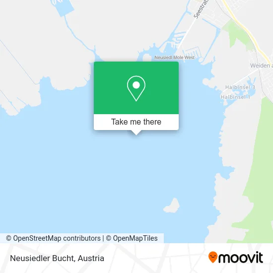 Neusiedler Bucht map