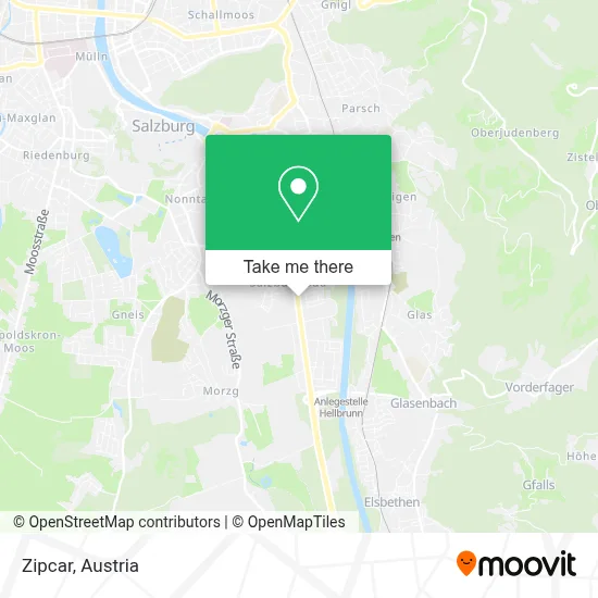 Zipcar map