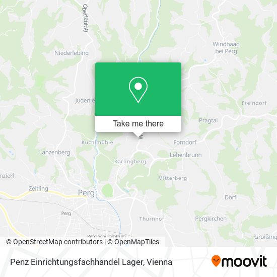 Penz Einrichtungsfachhandel Lager map