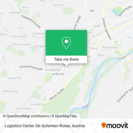Logistics Center Db Schenker-Rotax map