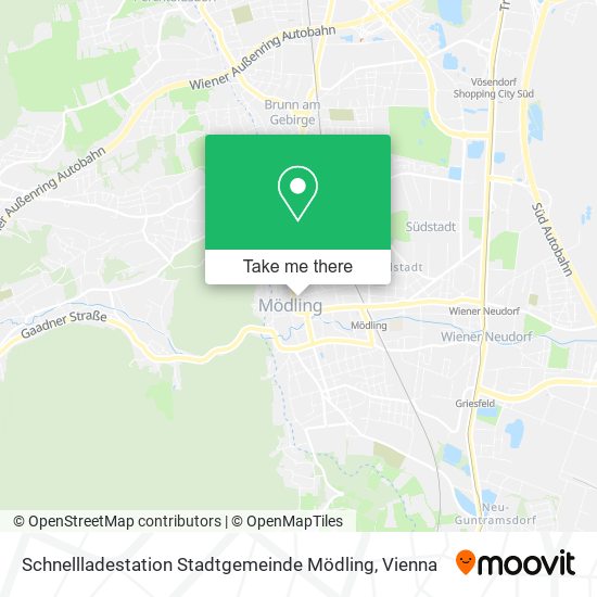 Schnellladestation Stadtgemeinde Mödling map