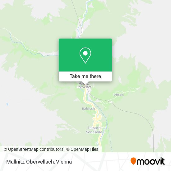 Mallnitz-Obervellach map