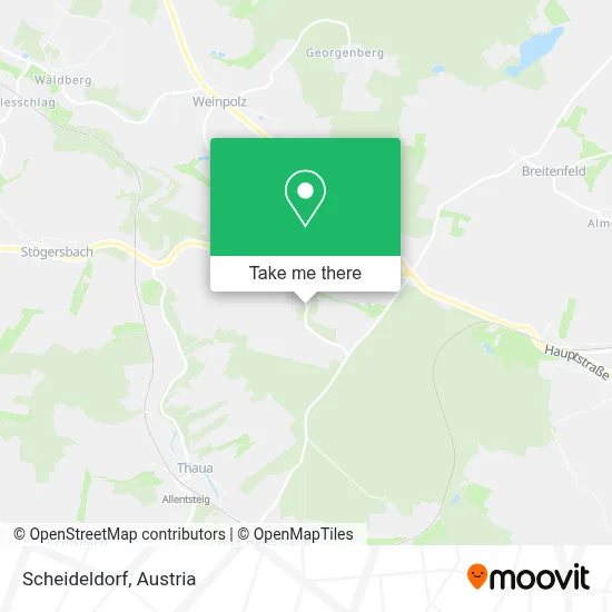 Scheideldorf map