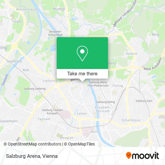 Salzburg Arena map