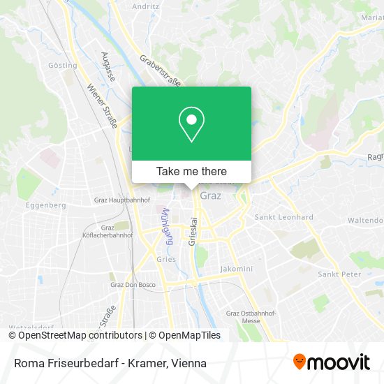 Roma Friseurbedarf - Kramer map