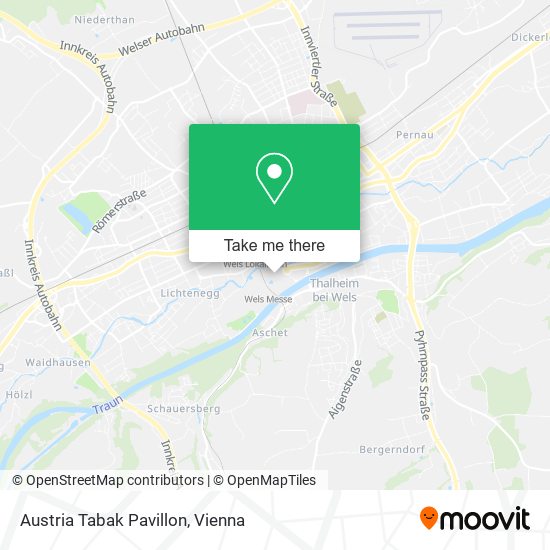 Austria Tabak Pavillon map