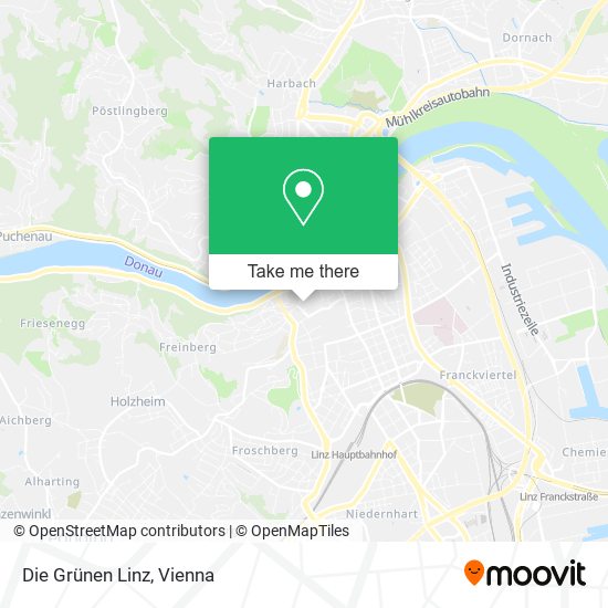 Die Grünen Linz map