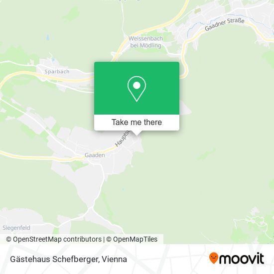 Gästehaus Schefberger map