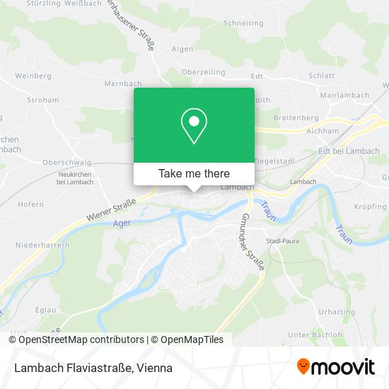 Lambach Flaviastraße map