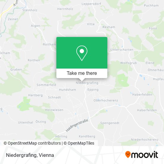 Niedergrafing map