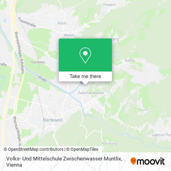 Volks- Und Mittelschule Zwischenwasser Muntlix map