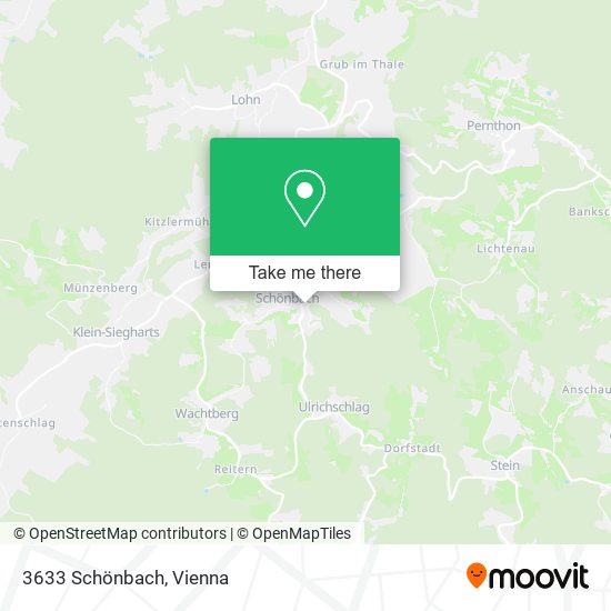 3633 Schönbach map