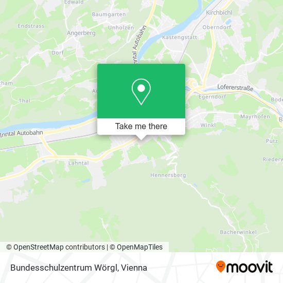 Bundesschulzentrum Wörgl map